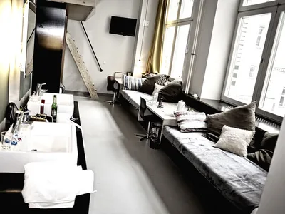 Industrial-style bedroom featuring minimalist design with concrete elements, the perfect blend of modern and rustic aesthetic