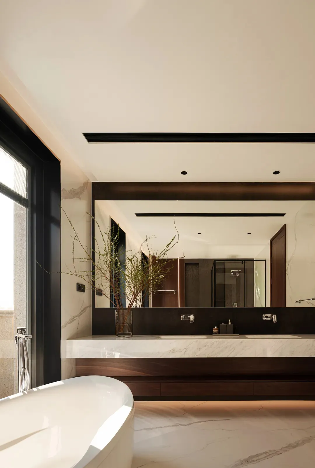 Modern minimalist bathroom featuring minimalist design, minimalist bathroom, minimalist, minimalist bathroom design, minimali
