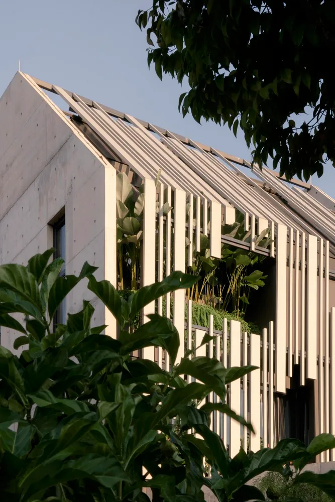 現代建築採用混凝土外觀
