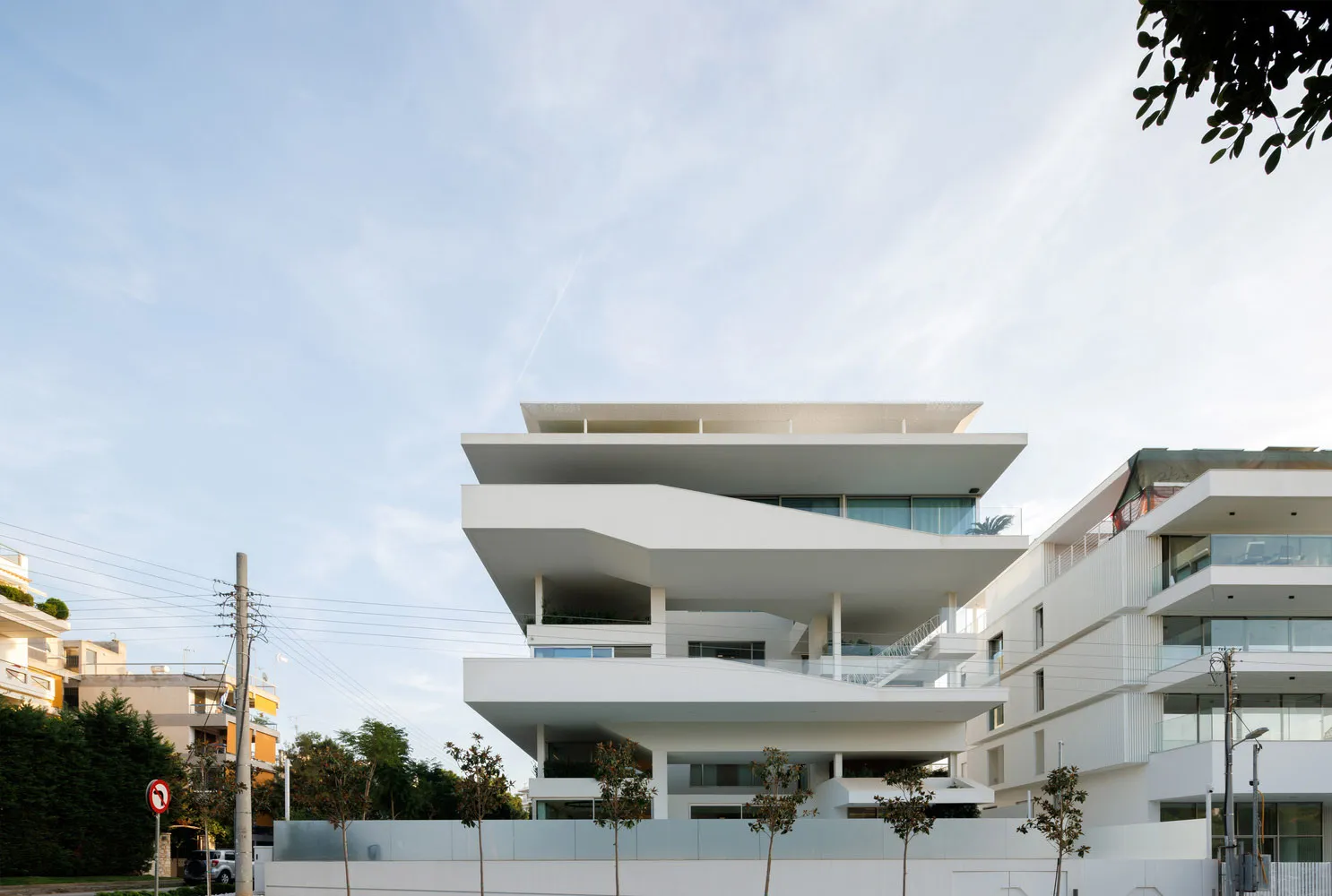 Modern architecture featuring concrete urban building