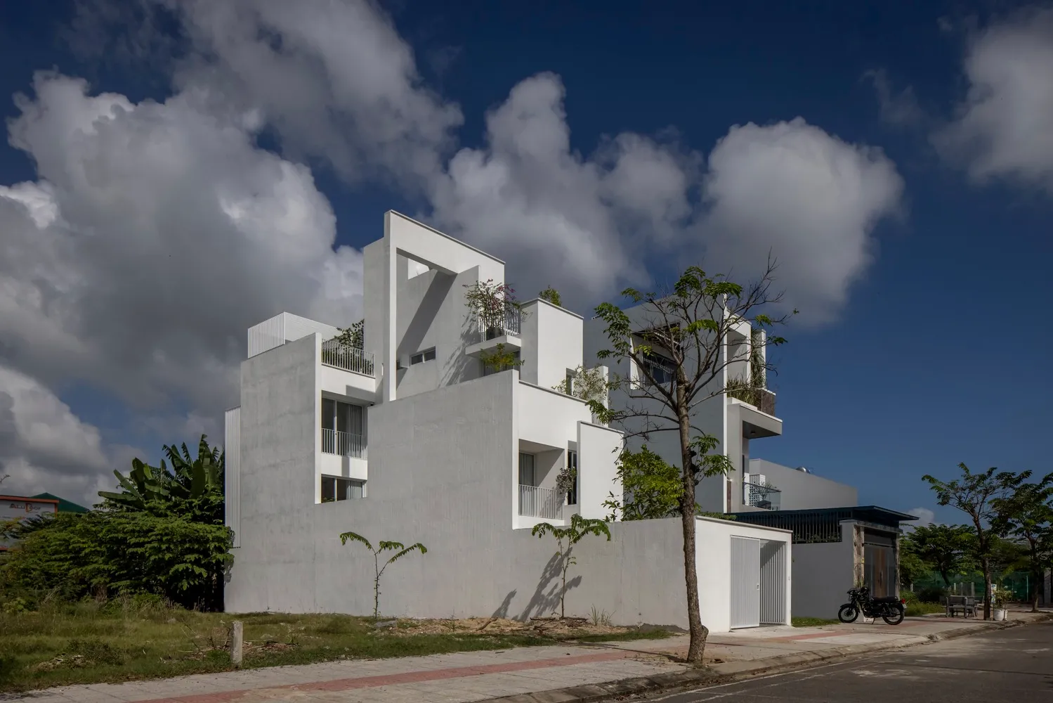 現代混凝土建築。