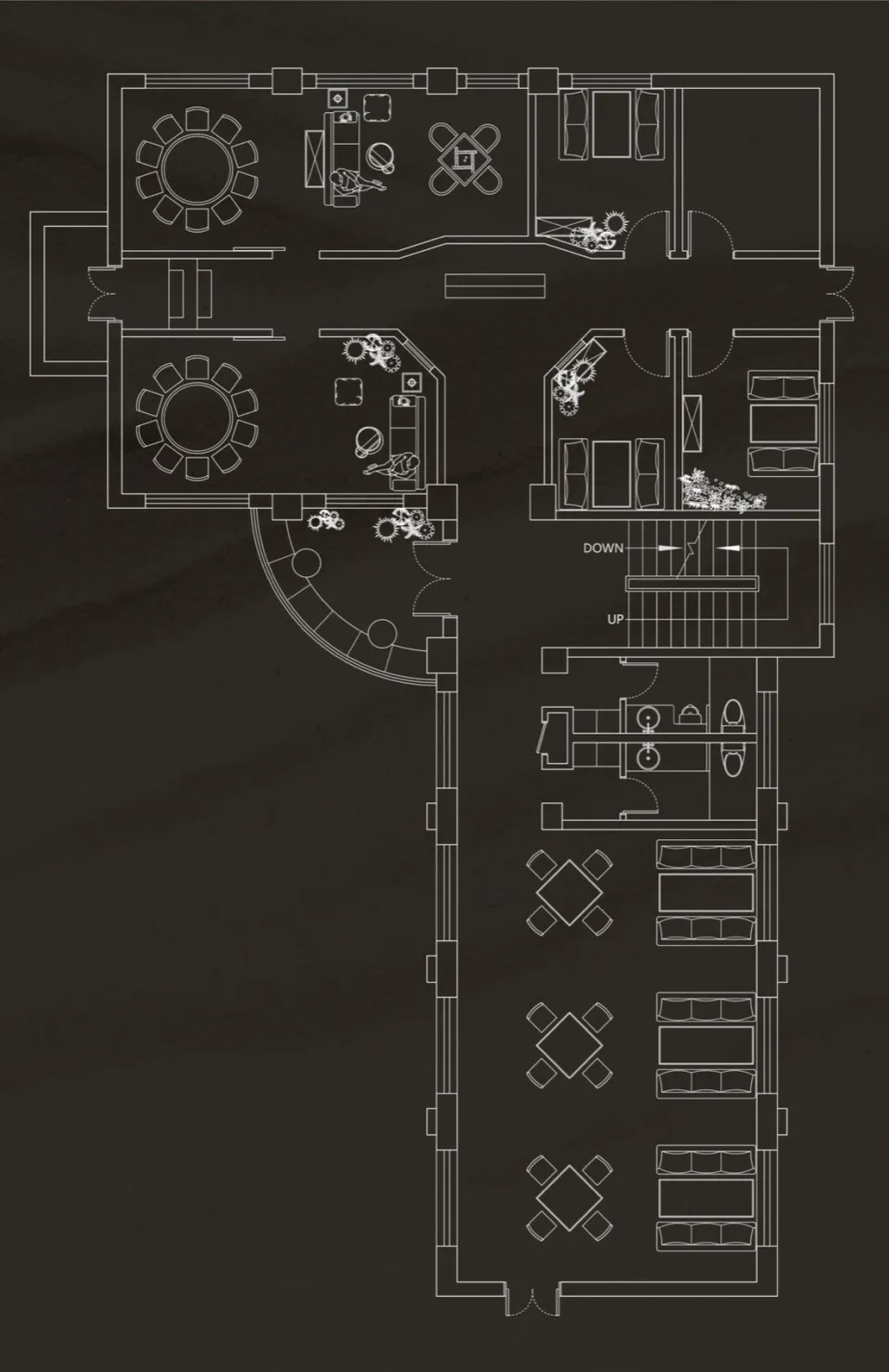 Modern residential layout with open spaces and natural light
