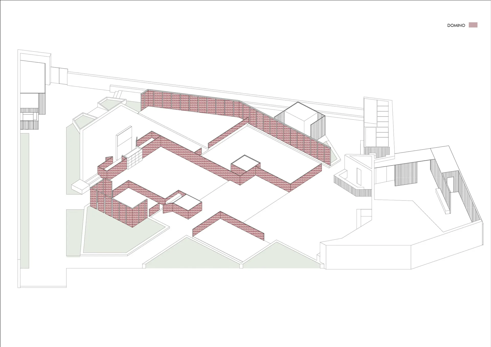 A detailed architectural layout of an industrial building.