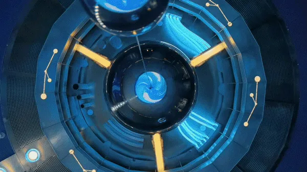 機械工程設置,展現金屬元件與金屬設計元素。