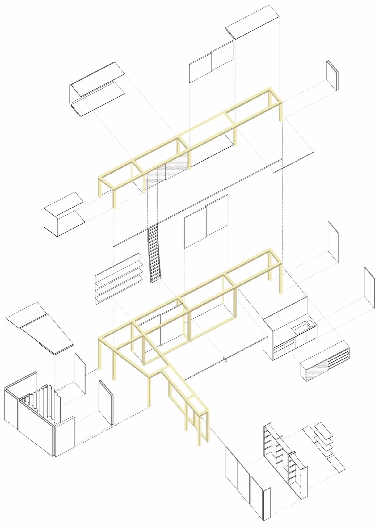 現代建築搭配木框架與開放式設計