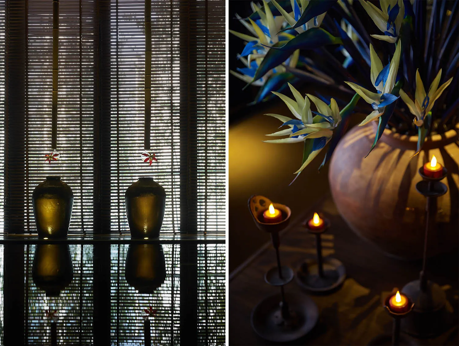Decorative ceramic flower pots with built-in lighting