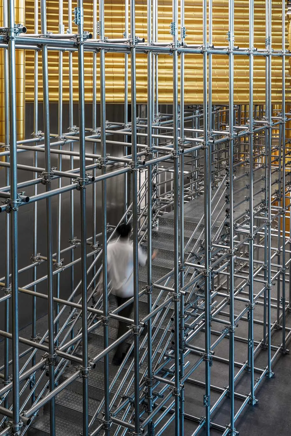 Industrial architecture metal structure