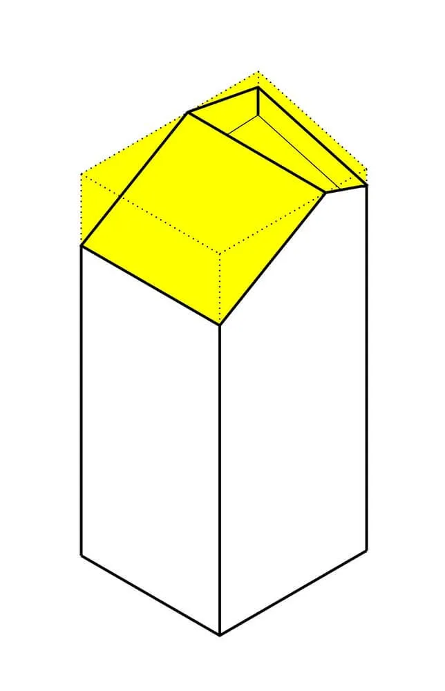 Modern cityscape with a focus on the variety of building materials used in urban architecture.