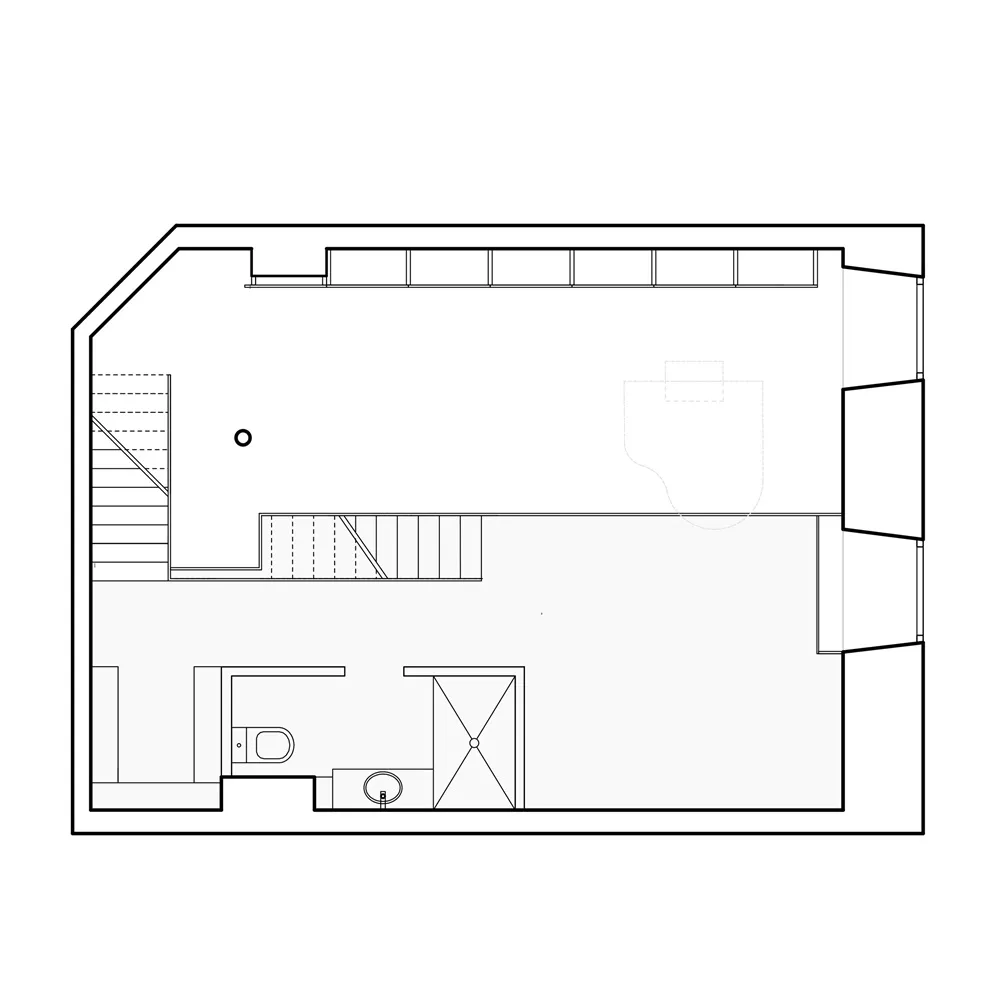 極簡建築平面圖