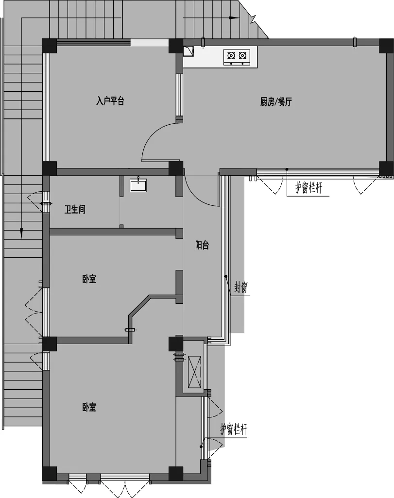 Detailed architectural floor plan