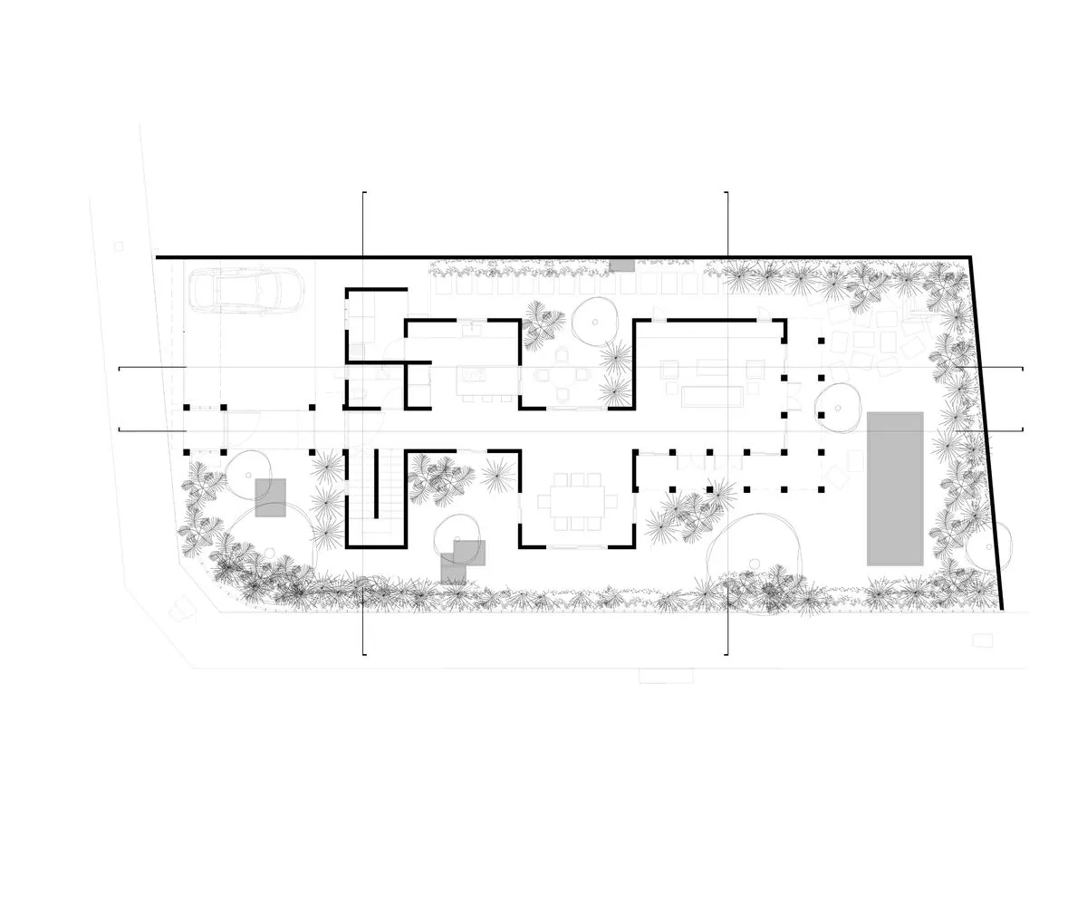 Modern residential layout plan