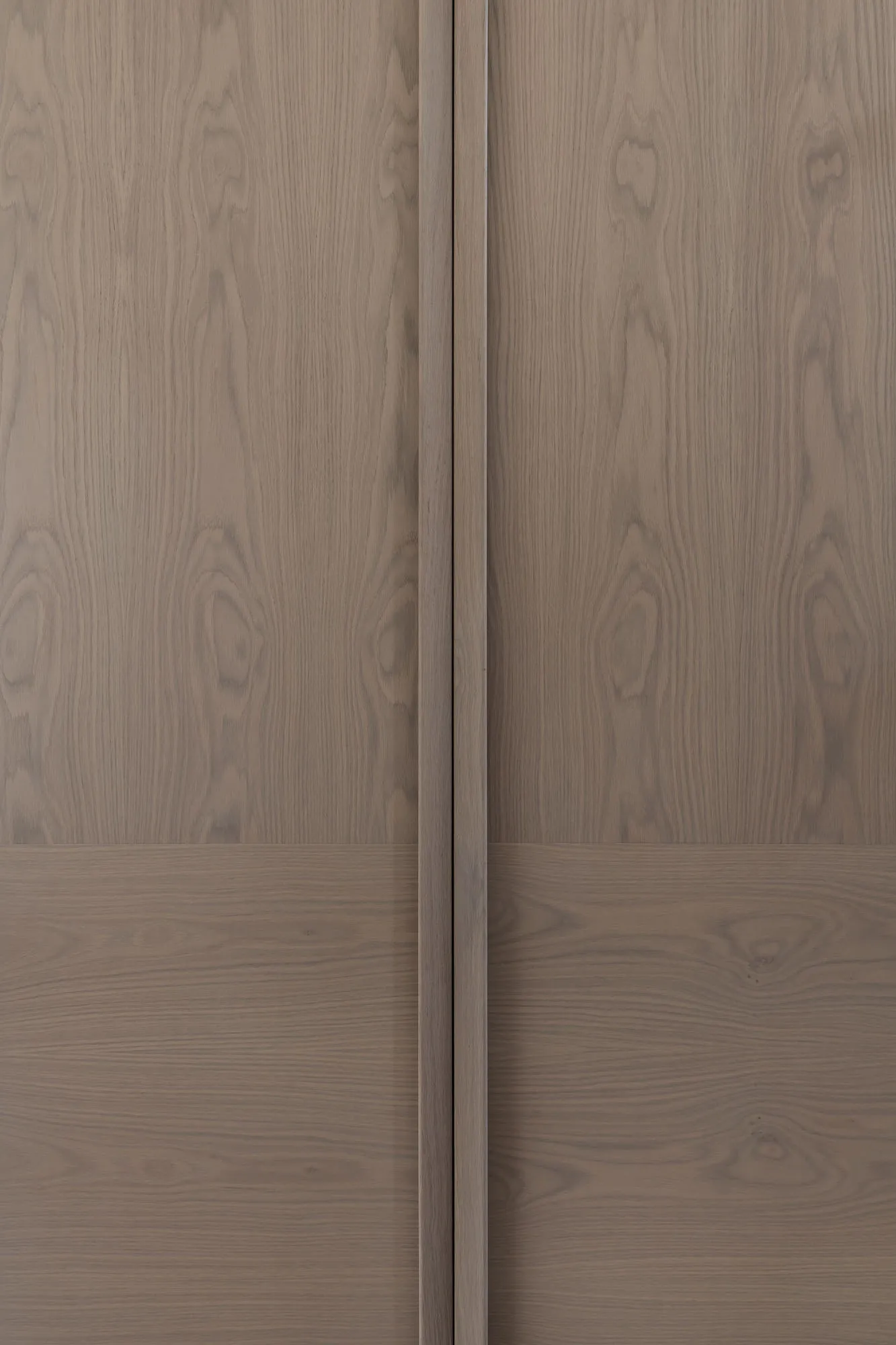 Modern interior design featuring natural wood-paneled walls