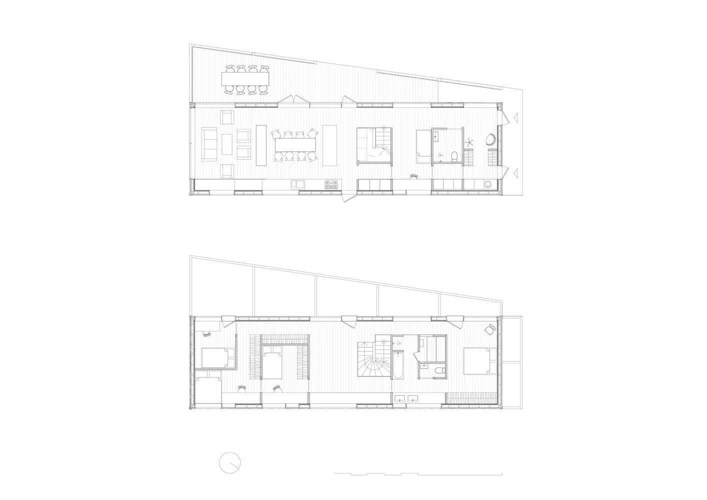 一張現代公寓的平面圖，展示各個房間與功能區域。