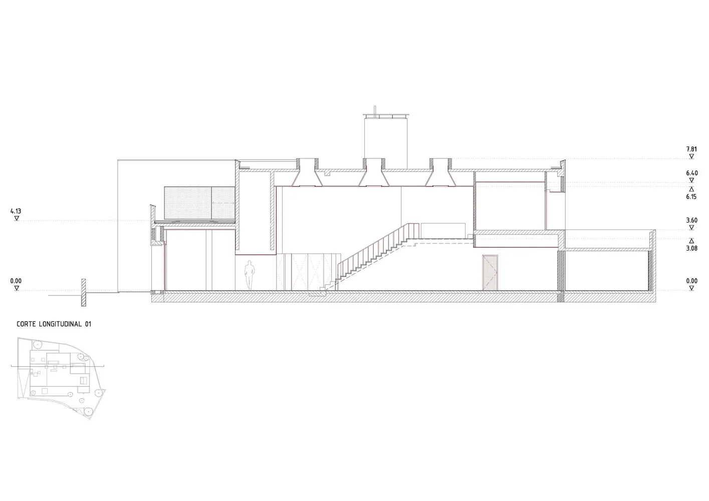 A modern bedroom floor plan showing the layout and dimensions of the room.