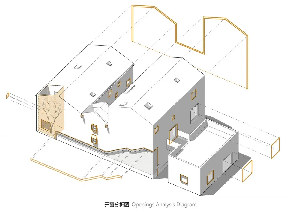 現代住宅室內設計的建築渲染圖,展現當代材料與開放式格局。
