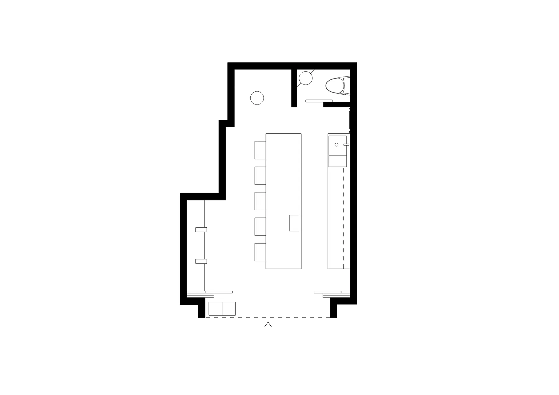 A calm and welcoming hotel lobby with a few chairs and a clean, minimalist design
