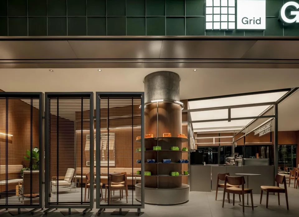 A modern interior design showroom with various pieces of furniture arranged in an inviting and well-organized space