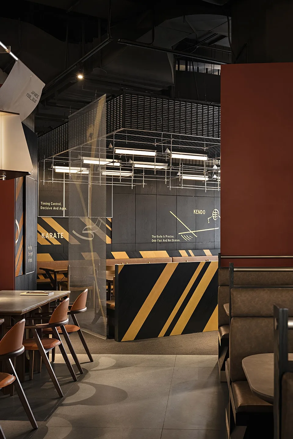 A cozy cafe with multiple tables and chairs, well-lit with natural daylight and artificial lighting, offering a comfortable and inviting atmosphere for guests
