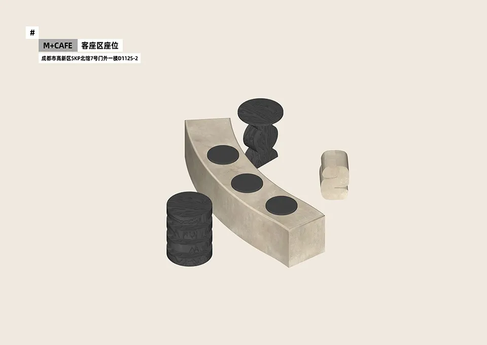 A stone wall with three round holes at different heights, creating a unique design element in a sturdy and durable structure