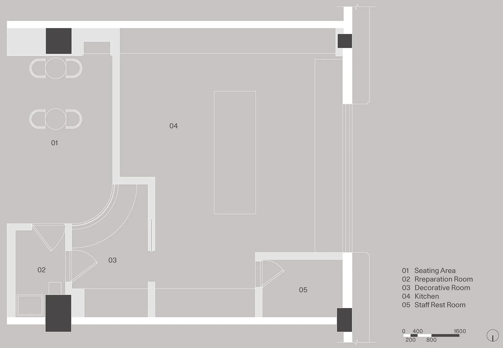 Empty room with concrete floor and walls, no windows or doors visible