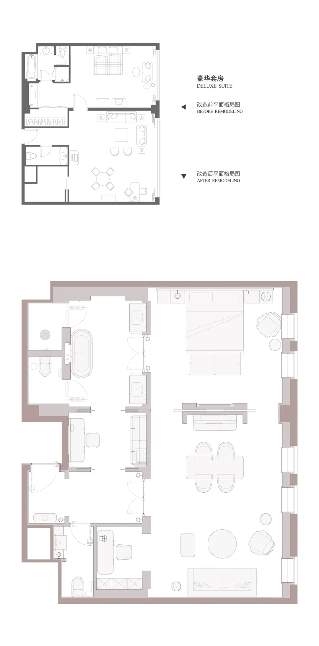 2D floor plan of a modern room with furniture, labels, and measurements, featuring a clean and minimalist design with predominantly white materials