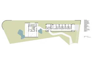 Floor plan of the ground floor of a house in Brazil