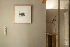 Minimalist interior design featuring neutral-tones color palette