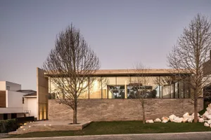 Modern architecture featuring concrete materials.
