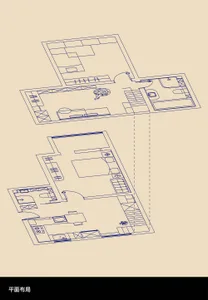 Modern architectural floor plan