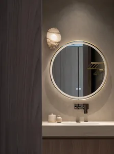 A modern bathroom featuring a wall-mounted ceramic sink with a sleek, minimalist design.
