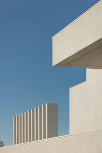 Modern architectural design featuring concrete elements