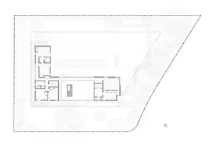 Architectural layout of a modern residential house Plan