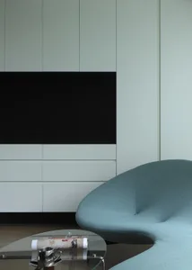 Modern interior design featuring contemporary furniture