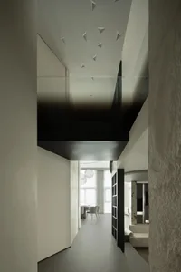 現代客廳空間以黑色金屬元素為特色