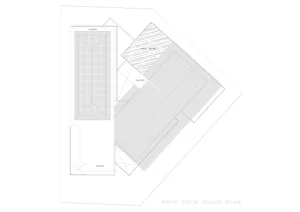 Architecture design featuring a roof deck constructed with concrete.