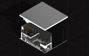 Industrial-styled architectural concept