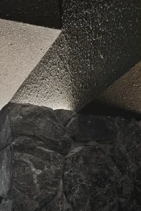 Industrially styled stone material