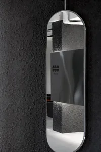 Modern minimalist interior with futuristic design elements