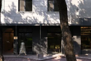 Modern building exterior made of concrete