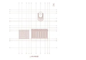 A technical 2D architectural drawing showing the layout and dimensions of a building.