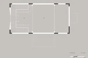Floor plan of a modern architectural design