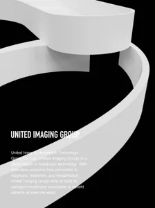 UNITED IMAGING GROUP building with white material