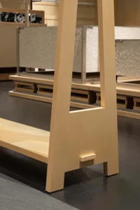 Modern minimalist design furniture made of wood