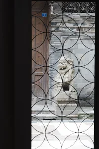 Stone carving designed to enhance the architectural style of an interior space, featuring intricate details and craftsmanship
