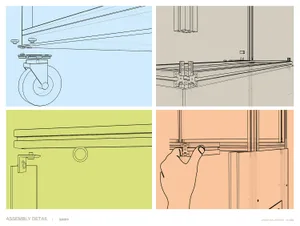 Assembly details of architectural metal components