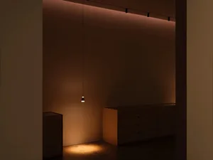 極簡室內設計，搭配木質家具。