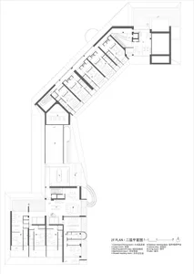 Detailed architectural floor plan of a building interior.