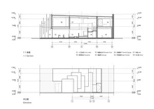 一間現代簡約的辦公空間，擁有俐落當代的設計風格。