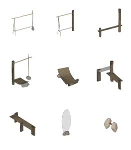 Minimalist wooden furniture designed for modern living spaces.