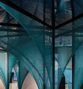Modern metallic wiring ceiling design